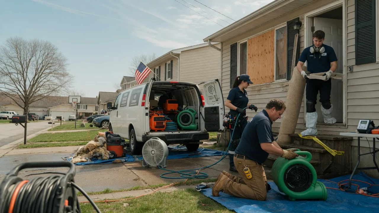 Water Damage Restoration in Edgewood, IA near me